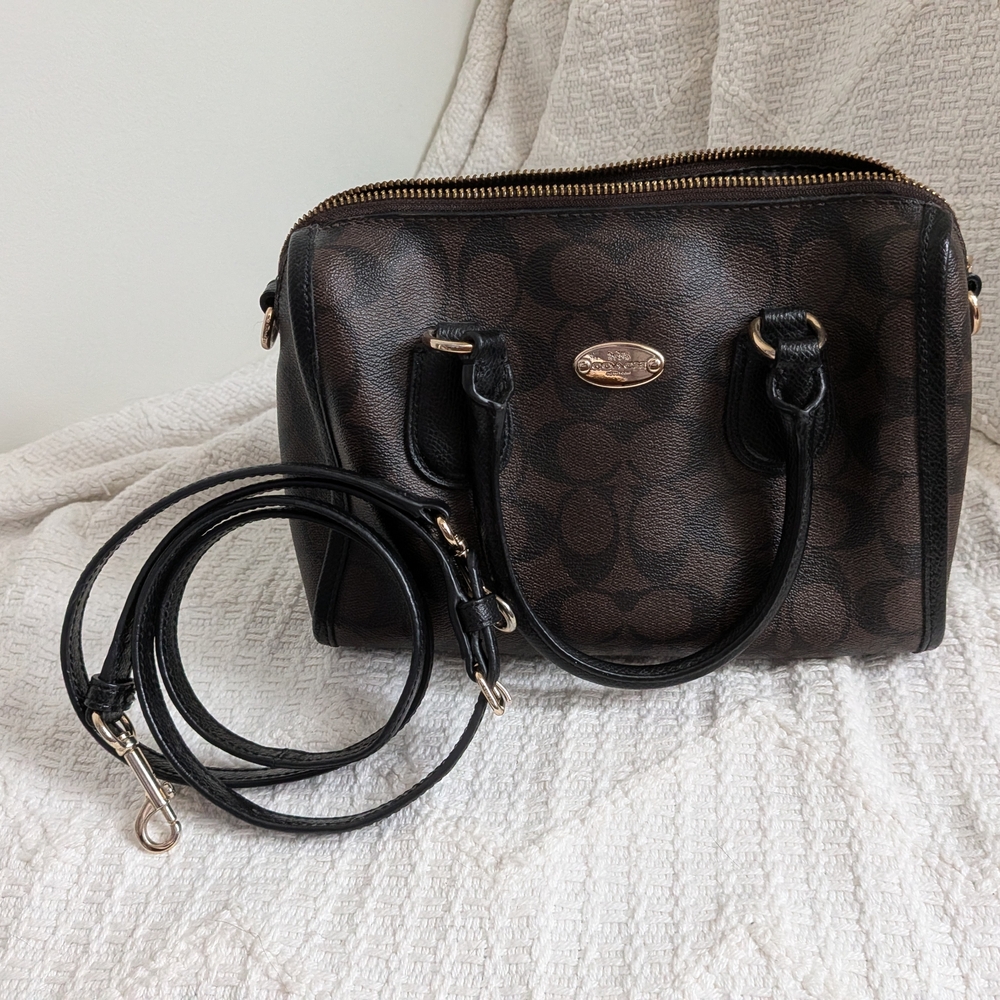 Coach Brown Signature Handbag